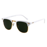 Load image into Gallery viewer, Sunglasses metal half frame sunglasses
