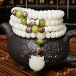Load image into Gallery viewer, 108 White Jade Bodhi

