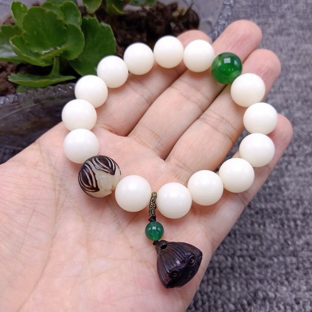 108 White Jade Bodhi